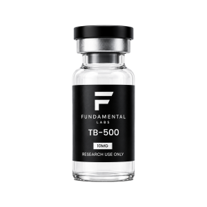 TB-500 research peptide vial — Live Fundamental