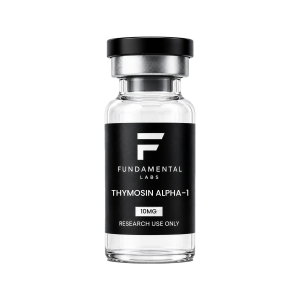 TA-1 (Thymosin Alpha-1) research peptide vial — Live Fundamental